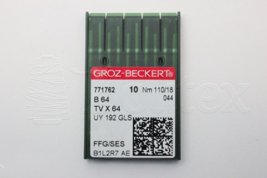 Dez Agulhas GROZ-BECKERT - B64/TVX64/UY192GLS FFG  110