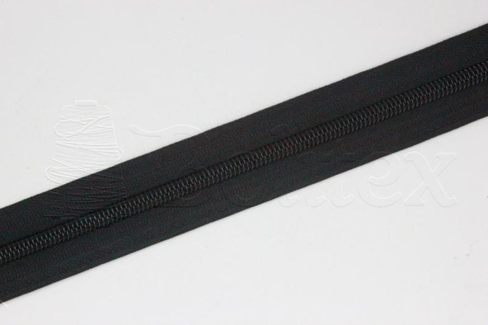 Fita fechos nylon 6.7mm - Cor 101 Preto