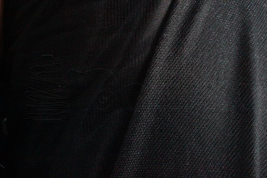 Entretela tricot 1.50mt.larg. Preta refª 2744