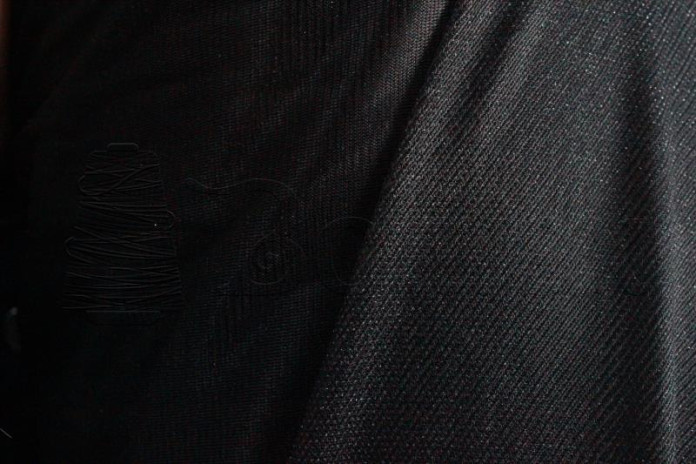 Entretela tricot 1.50mt.larg. Preta refª 2744