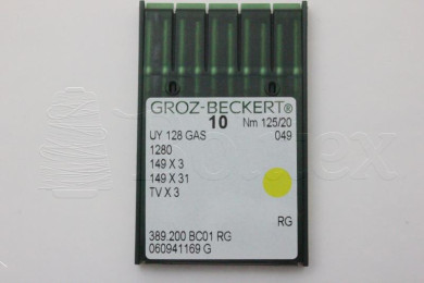 Dez Agulhas GROZ-BECKERT - UY128GAS/1280/149X3 125