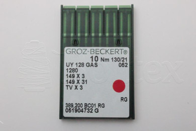 Dez Agulhas GROZ-BECKERT - UY128GAS/1280/149X3 130