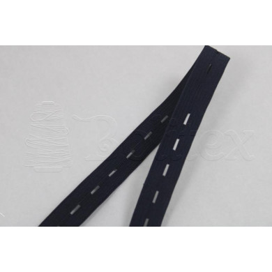 Elastico Fita Caseada 15mm Marinho 30mts/rolo