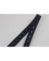 Elastico Fita Caseada 15mm Marinho 30mts/rolo