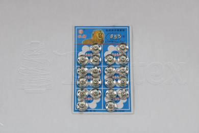 Mola pressão de coser  n. 6 16mm niquelada Bliester c/20