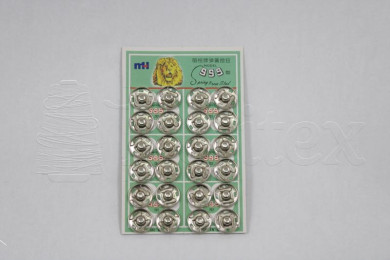 Mola pressão de coser n.7 17mm niquelada Bliester c/24