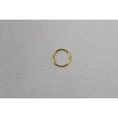 Anilha alça soutiens metalica 10mm ref.581207.010 cor 100 dourado