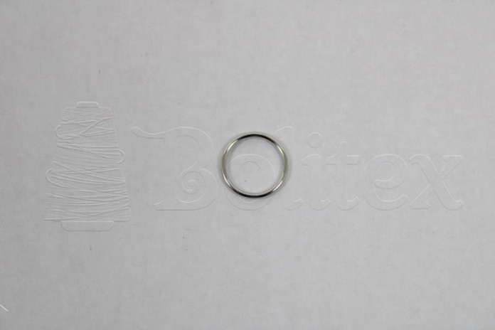 Anilha alça soutiens metalica 10mm ref.581207.010 cor 101 niquel