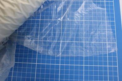 Entretela hidrosoluvel plastica 25mic 1.20mts