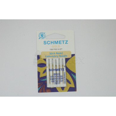 Agulha máquina doméstica SCHMETZ Bordar GOLD 75 B5