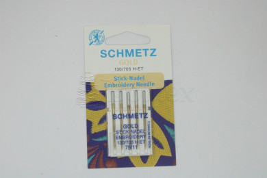 Agulha máquina doméstica SCHMETZ Bordar GOLD 75 B5