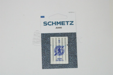 Agulha máquina doméstica SCHMETZ JEANS 90 B5