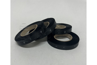Fita Numerada para Tamanhos 10 mm – Preta (Rolo 500)