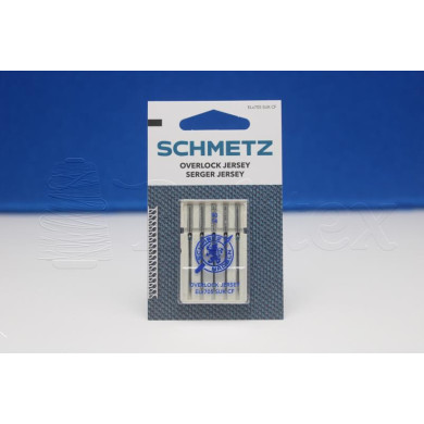 Agulha máquina doméstica SCHMETZ Corte Cose Malhas 90 B5