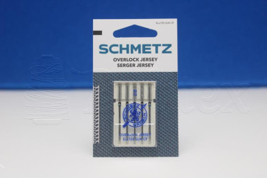 Agulha máquina doméstica SCHMETZ Corte Cose Malhas 90 B5