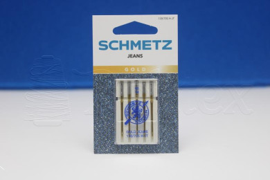 Agulha máquina doméstica SCHMETZ GOLD JEANS 90 B5