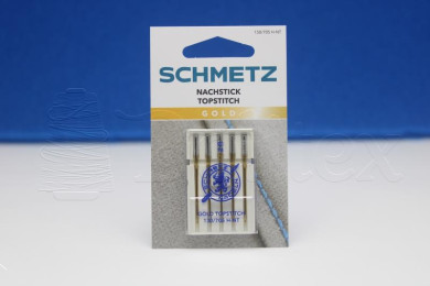 Agulha máquina doméstica SCHMETZ TOPSTITCH GOLD 90 B5