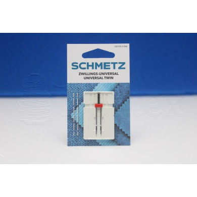 Agulha máquina doméstica SCHMETZ  DUPLA 100 4.0 B1