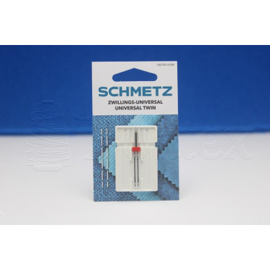 Agulha máquina doméstica SCHMETZ  DUPLA 80 2.0 B1