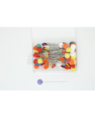 Alfinetes Patchwork / 42 x 0,6mm - cab.colorida cx100