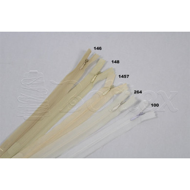 Fechos invisíveis | cores