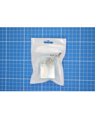 Alfinetes cab.colorida 3,16mm - 35mmx0,6mm Cx.100