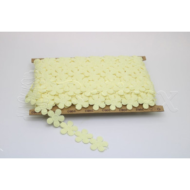 Fita Flor Margarida Guipur  – Cor 80 Amarelo