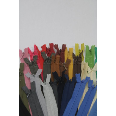 Fechos invisíveis | cores