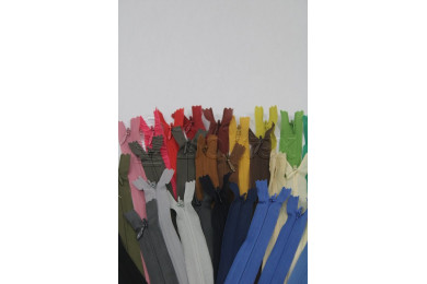 Fechos invisíveis | cores