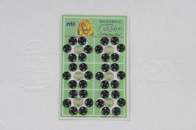 Mola pressão de coser n.3 10mm preta Bliester c/36