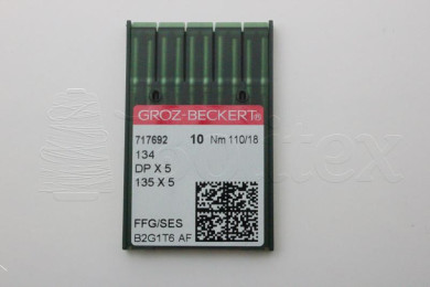 Dez Agulhas GROZ-BECKERT - 134/135X7/135X5/FFG 110