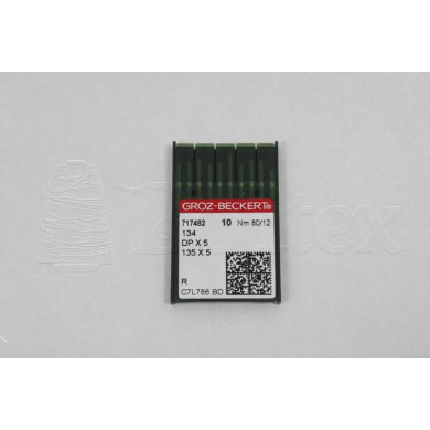 Dez Agulhas GROZ-BECKERT - 134/135X7/135X5  80