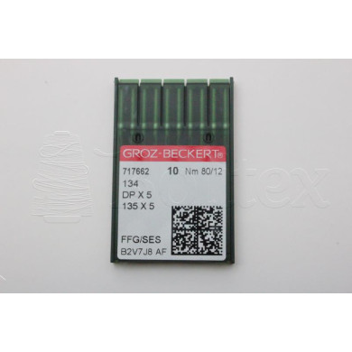 Dez Agulhas GROZ-BECKERT - 134/135x7/197 FFG    80