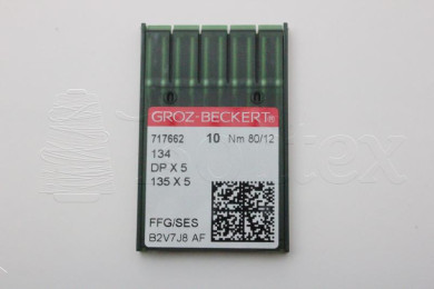 Dez Agulhas GROZ-BECKERT - 134/135x7/197 FFG    80