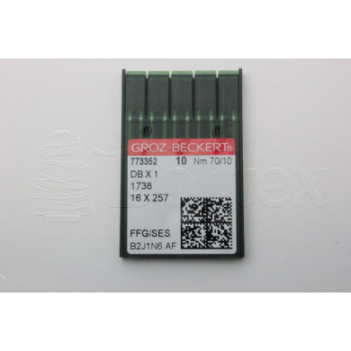 Dez Agulhas GROZ BECKERT - 1738/16x257/16x231  FFG 70