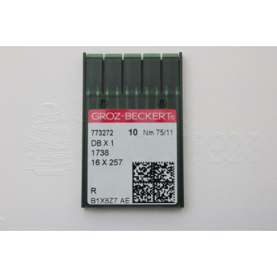 Dez Agulhas GROZ BECKERT - 1738/16X257/16X231   75