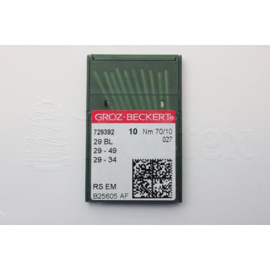 Dez Agulhas GROZ BECKERT - 29BL/29-49/29-34      70
