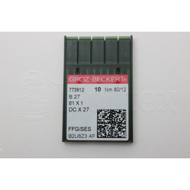 Dez Agulhas GROZ BECKERT- B27/SY6120/MY1023 FFG 80