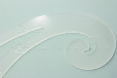 Régua Acrílico / CURVA DE BURMESTER - 45cm