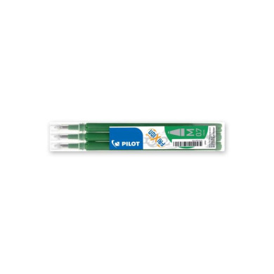 Recarga para caneta Verde sai com vapor FRIXION PILOT conj. 3un