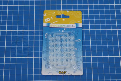 Mola Pressao Plastica / Transparente - 7mm 24/Bliester