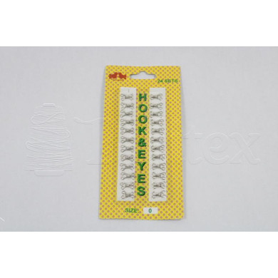 Colchetes nº0 / Niquelados