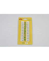 Colchetes nº0 / Niquelados