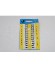 Colchetes nº0 / Pretos