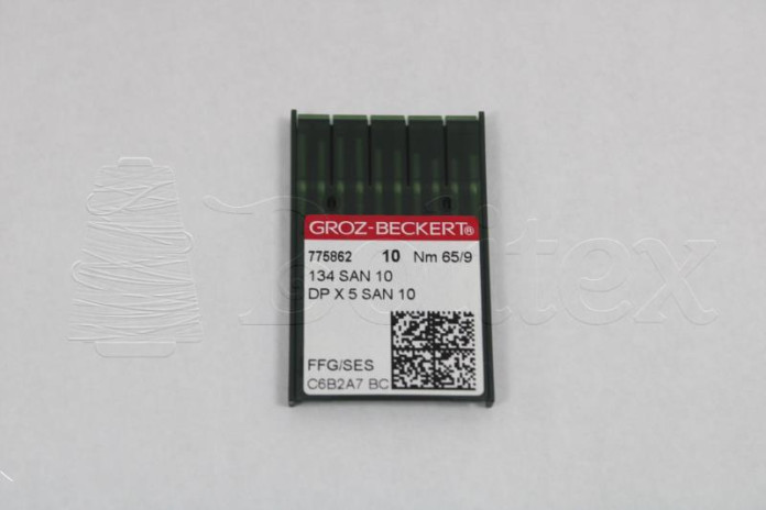 Dez Agulhas GROZ-BECKERT - 134 SAN10/ DPX5 SAN10 FFG 65