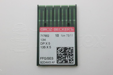 Dez Agulhas GROZ-BECKERT - 134/135X7/135X5/FFG  75