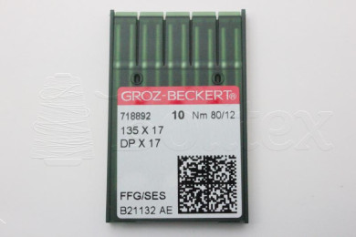 Dez Agulhas GROZ-BECKERT - 135x17/DPX17 FFG     80