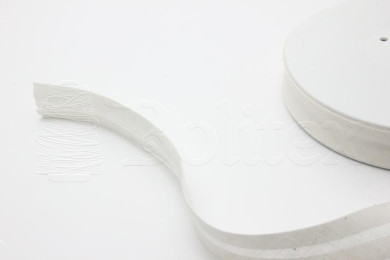 Fita vies 18mm 50%alg. 50%poly. refª 2010F Cor 00 cru