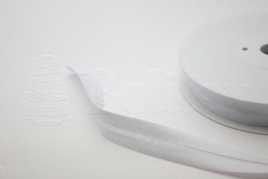 Fita vies 18mm 50%alg. 50%poly. refª 2010F Cor 01 branco