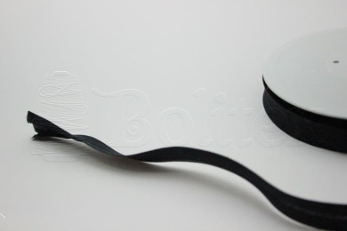 Fita vies 18mm 50%alg. 50%poly. refª 2010F Cor 02 preto